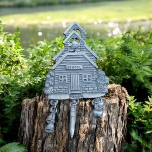 LCD Vintage Schoolhouse Brooch